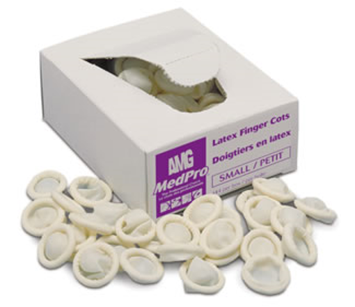 Picture of AMG LATEX FINGER COT - SMALL  144S            
