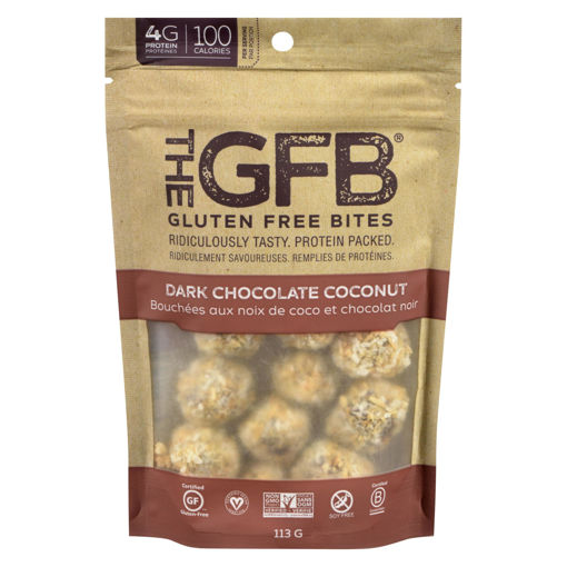 Picture of THE GLUTEN FREE BITES -  DARK CHOCOLATE COCONUT 113GR 