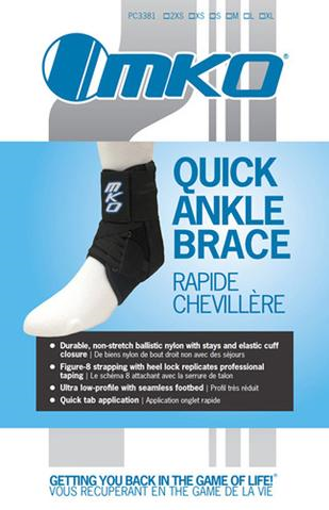 Picture of MKO QUICK LACE ANKLE BRACE - XLARGE                          