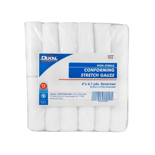 Picture of DUKAL 4" CONFORMING STRETCH GAUZE BANDAGE 12S                          