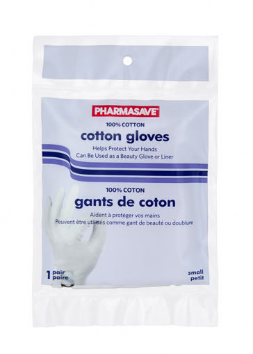 Picture of PHARMASAVE COTTON GLOVES - LRG 1PR                                         