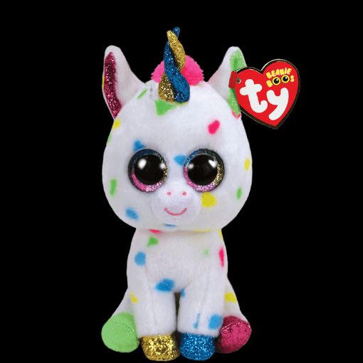 Picture of TY BEANIE BOOS - SPECKLED HARMONIE UNICORN
