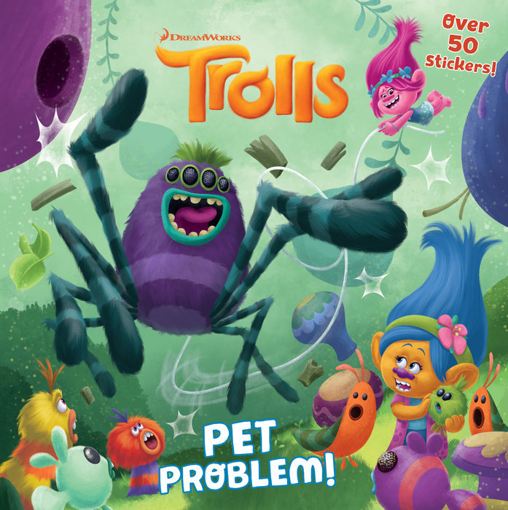 Picture of DREAM WORKS BOOK - TROLLS BOOKPET PROBLEM