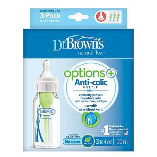 Picture of DR. BROWN'S BOTTLES - ANTI-COLIC 3X120ML