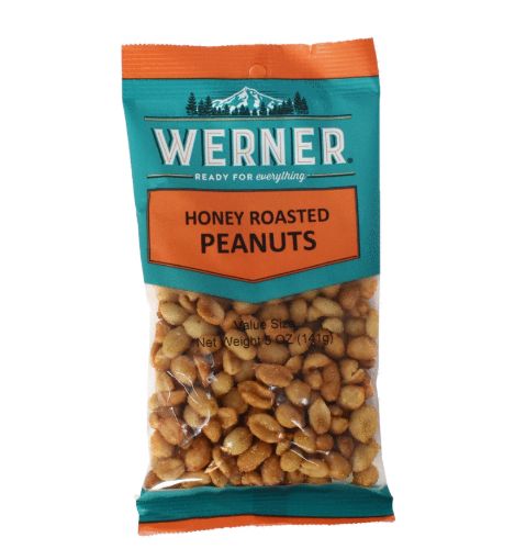 Picture of WERNER - HONEY ROASTED PEANUTS 141GR