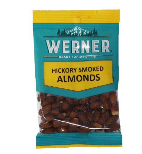 Picture of WERNER - HICKORY SMOKED ALMONDS 56GR