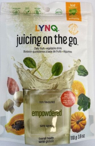 Picture of LYNQ JUICING ON THE GO - NON-FLAVOURED FRUIT+ VEGETABLE DRINK POWDER 110GR