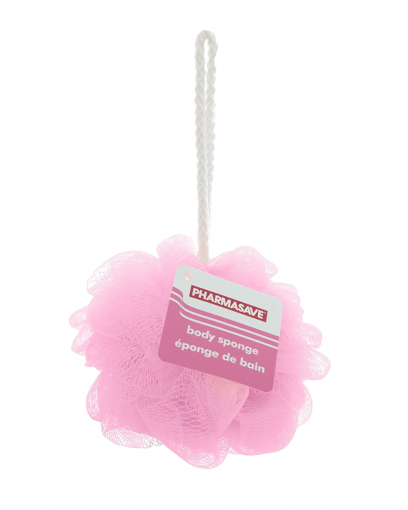 Picture of PHARMASAVE BODY SPONGE - PASTEL PINK