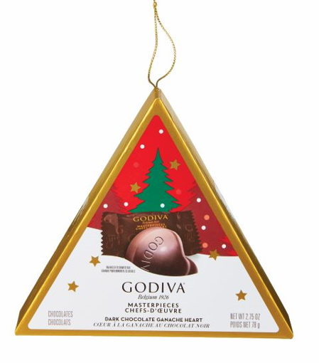 Picture of GODIVA CHOCOLATE ORNAMENT 75.7GR