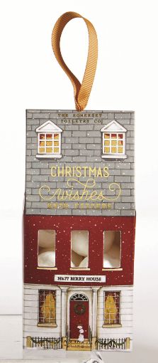 Picture of SOMERSET FESTIVE HOUSE BATH FIZZER - BERRY HOUSE - HOLLY BERRY 10GR