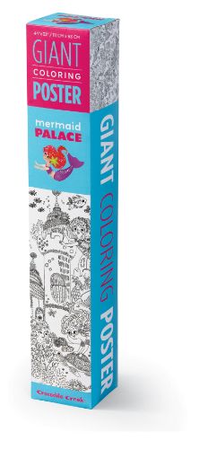 Picture of CROCODILE CREEK GIANT COLORING POSTER - MERMAID PALACE