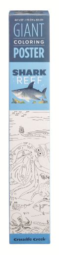 Picture of CROCODILE CREEK GIANT COLORING POSTER - SHARK REEF
