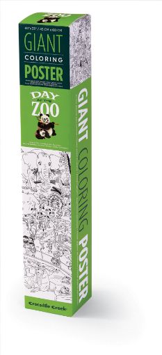 Picture of CROCODILE CREEK GIANT COLORING POSTER - ZOO