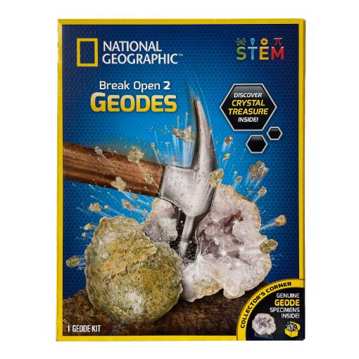 Picture of BLUE MARBLE NATIONAL GEOGRAPHIC BREAK OPEN 2 REAL GEODES