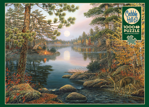 Picture of COBBLE HILL PUZZLE 1000PC - DEER LAKE