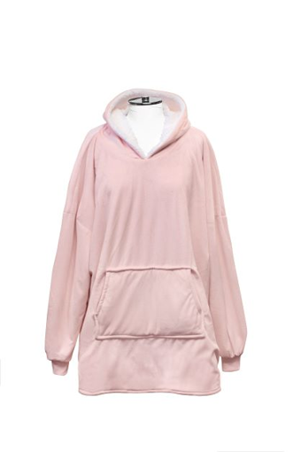 Picture of HARMAN OVERSIZED HOODIE - PINK SHERPA #K466336