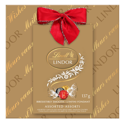 Picture of LINDT LINDOR XMAS GIFT BOX - ASSORTED 137GR