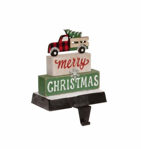 Picture of HARMAN STOCKING HOLDER - MERRY CHRISTMAS 4.5X6X7.5 #6059199