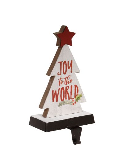 Picture of HARMAN STOCKING HOLDER - JOY TO THE WORLD 4.5X6X7.5 #6047899