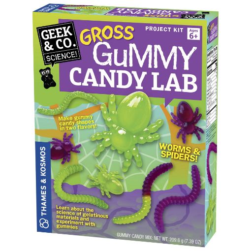 Picture of THAMES and KOSMOS GROSS GUMMY CANDY LAB - WORMS AND SPIDERS