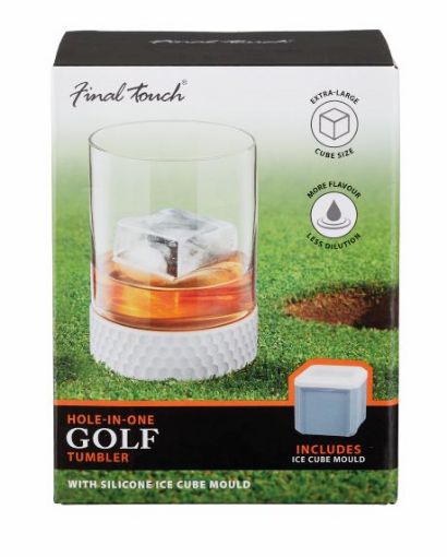 Picture of FINAL TOUCH HOLE-IN-ONE GOLF TUMBLER WITH ICE MOULD - FTA6655