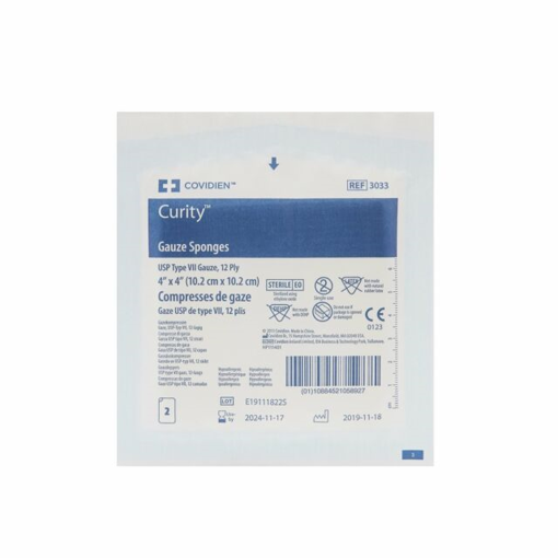 Picture of CURITY GAUZE PADS (1X2) 4X4IN