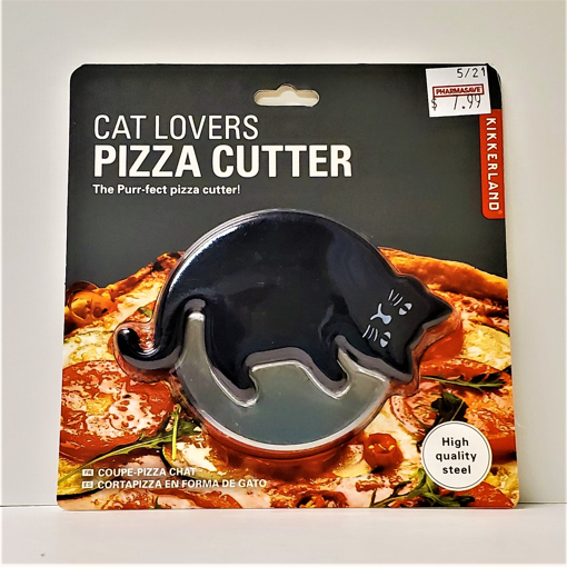 Picture of KIKKERLAND PIZZA CUTTER - CAT LOVERS