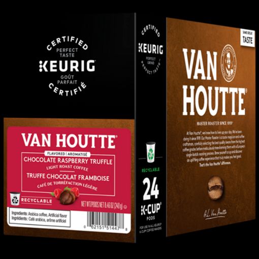 Picture of VAN HOUTTE K-CUPS - CHOCOLATE RASPBERRY TRUFFLE 24S