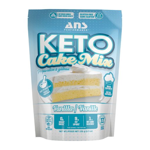 Picture of ANS PERFORMANCE KETO CAKE MIX - VANILLA 235GR