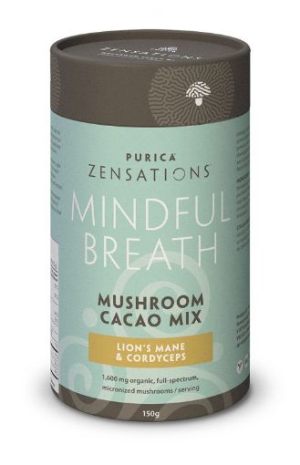 Picture of ZENSATIONS MINDFUL BREATH - MUSHROOM COCAO MIX 150GR
