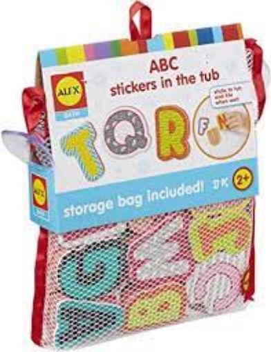 Picture of ALEX BRANDS STICKERS FOR THE TUB - ABC STICKERS