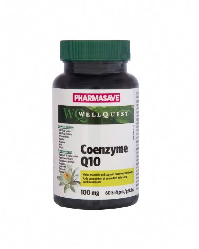 Picture of PHARMASAVE WELLQUEST COENZYME Q10 100MG VALUE SIZE 60S