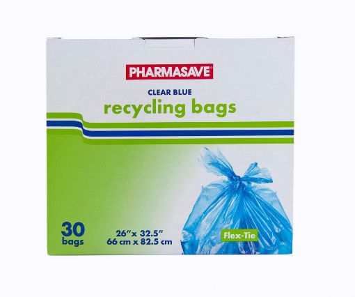 Picture of PHARMASAVE BLUE EASY TIE RECYCLING BAGS 30S