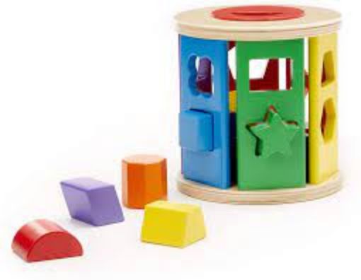 Picture of MELISSA and DOUG MATCH and ROLL SHAPE SORTER