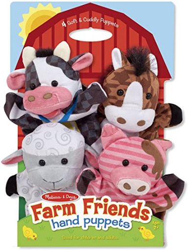 Picture of MELISSA and DOUG FARM ANIMAL HAND PUPPETS