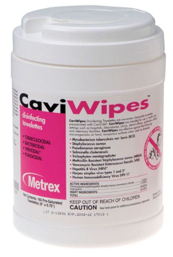 Picture of CAVIWIPES DISINFECTING WIPES 65S