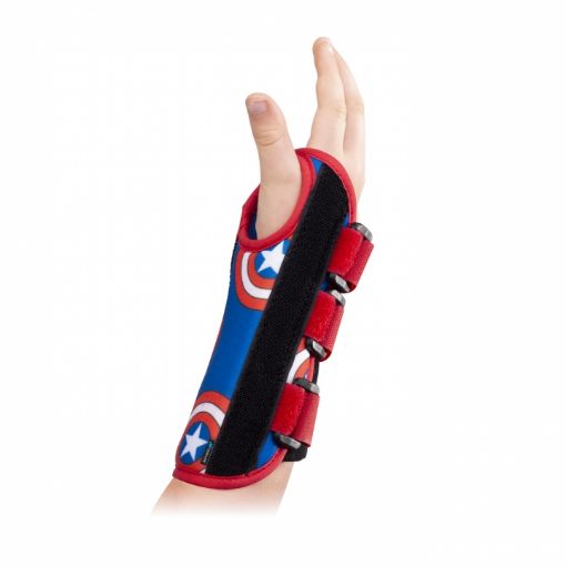 Picture of DONJOY MARVEL WRIST BRACE - CAPTAIN AMERICA - YOUTH LEFT