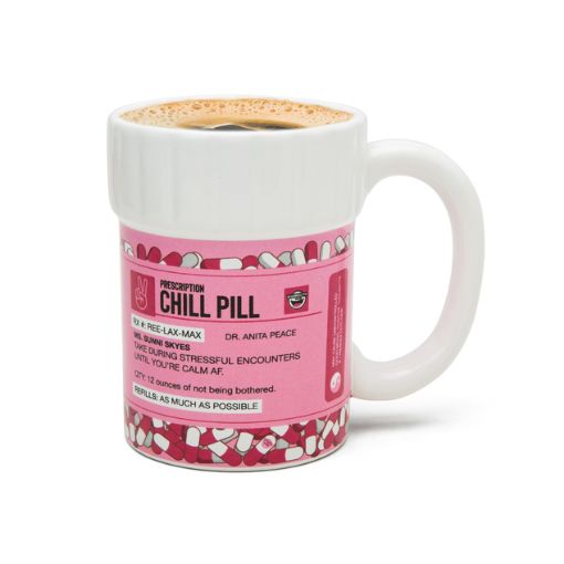 Picture of BIGMOUTH MUG 12OZ - PINK CHILL PILL