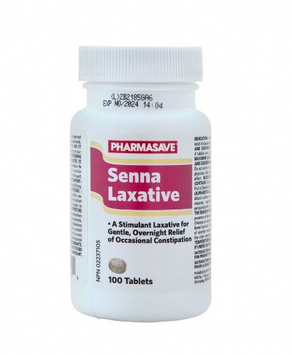Picture of PHARMASAVE SENNA LAXATIVE 8.6MG TABLET 100S