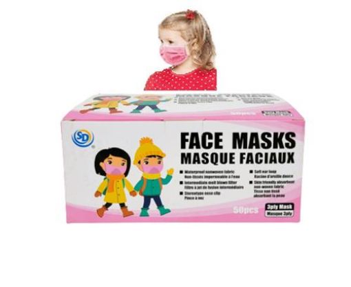 Picture of SD KIDS FACE MASK - PINK 50S