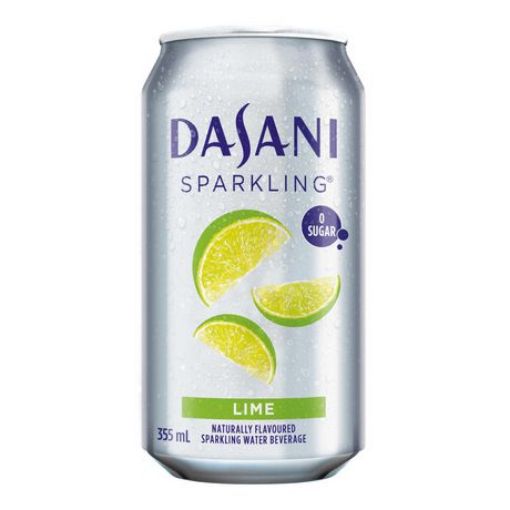 Picture of DASANI SPARKLING WATER - LIME 355ML