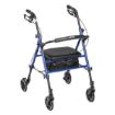 Picture of DRIVE MEDICAL ADJUSTABLE HEIGHT ROLLATOR - BLUE