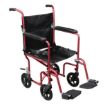 Picture of DRIVE TRANSPORT CHAIR - RED 19IN