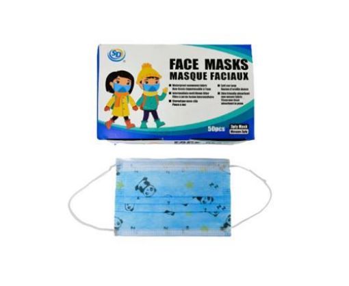 Picture of KIDS FACE MASK - BLUE HB-17000B 50S