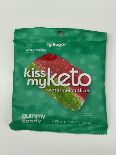 Picture of KISS MY KETO GUMMY CANDY - WATERMELON SLICES 50GR