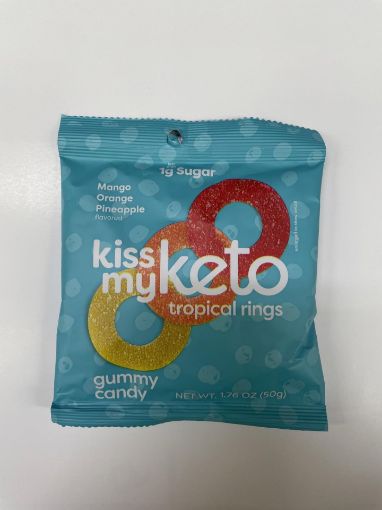 Picture of KISS MY KETO GUMMY CANDY - TROPICAL RINGS 50GR