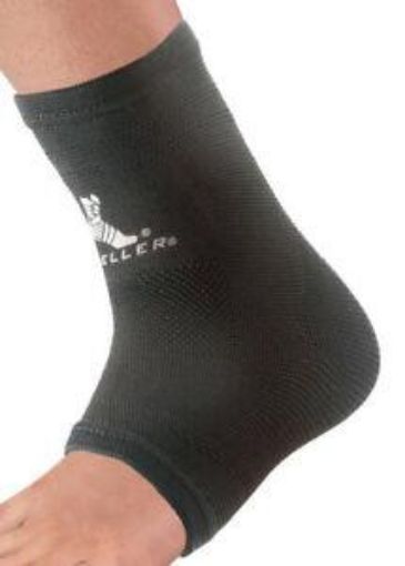 Picture of MUELLER GREEN ELASTIC ANKLE SUPPORT - BLACK - SMALL