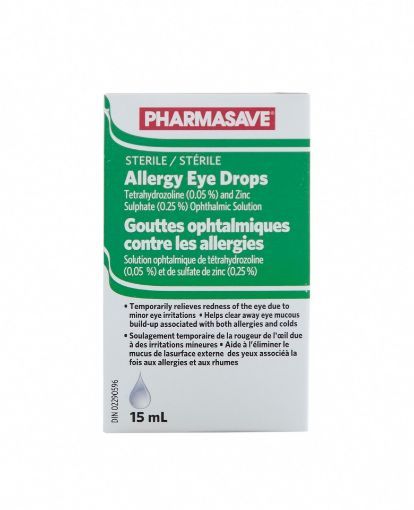 Picture of PHARMASAVE EYE DROPS - ALLERGY 15ML