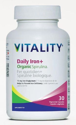 Picture of VITALITY DAILY IRON + ORGANIC SPIRULINA 30S