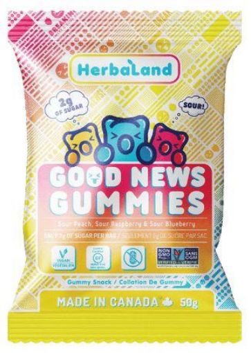 Picture of HERBALAND GUMMIES - SOUR TRIO 50GR